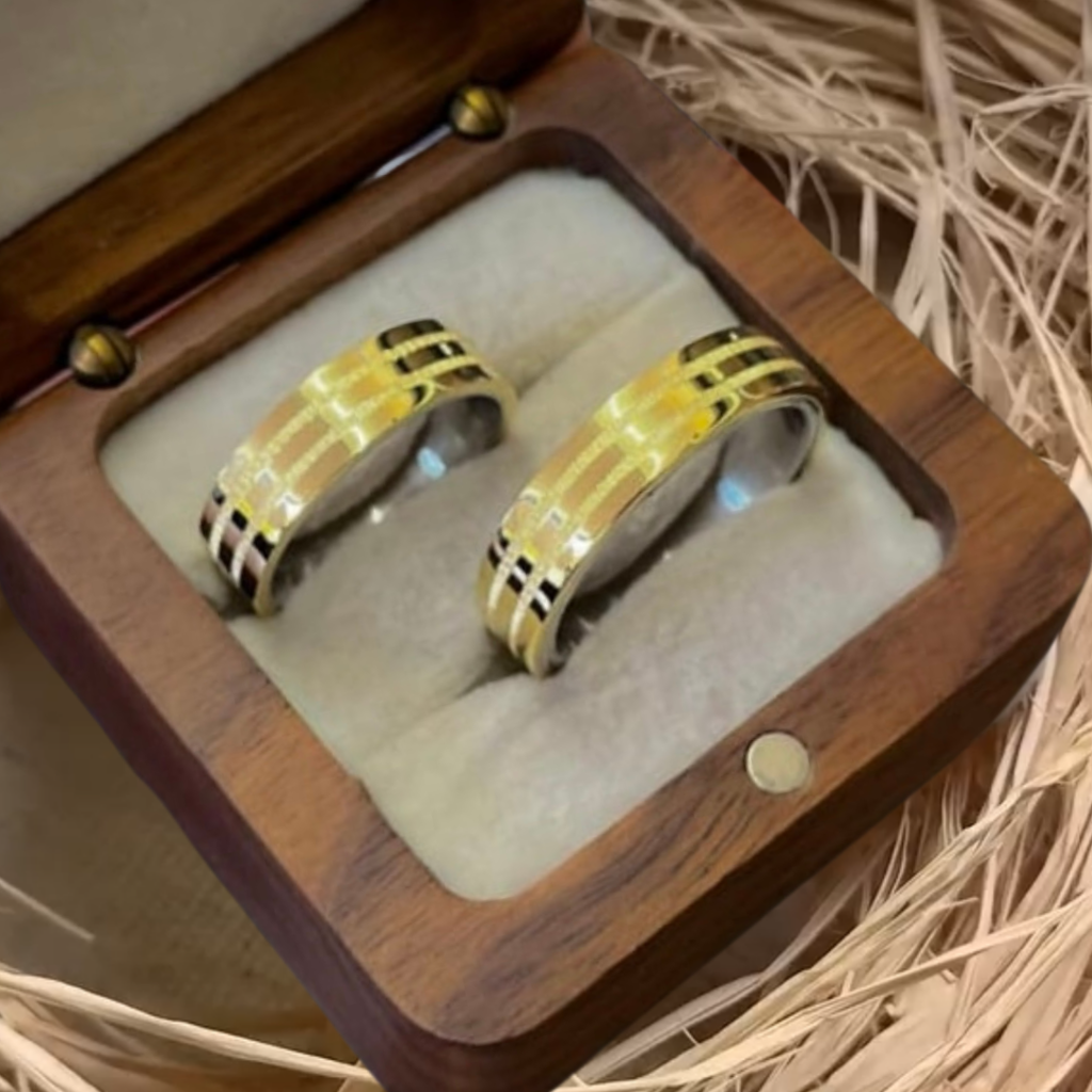 Aliança eterna moeda antiga 6mm