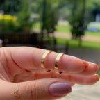 Aliança classic ouro 18k 3mm