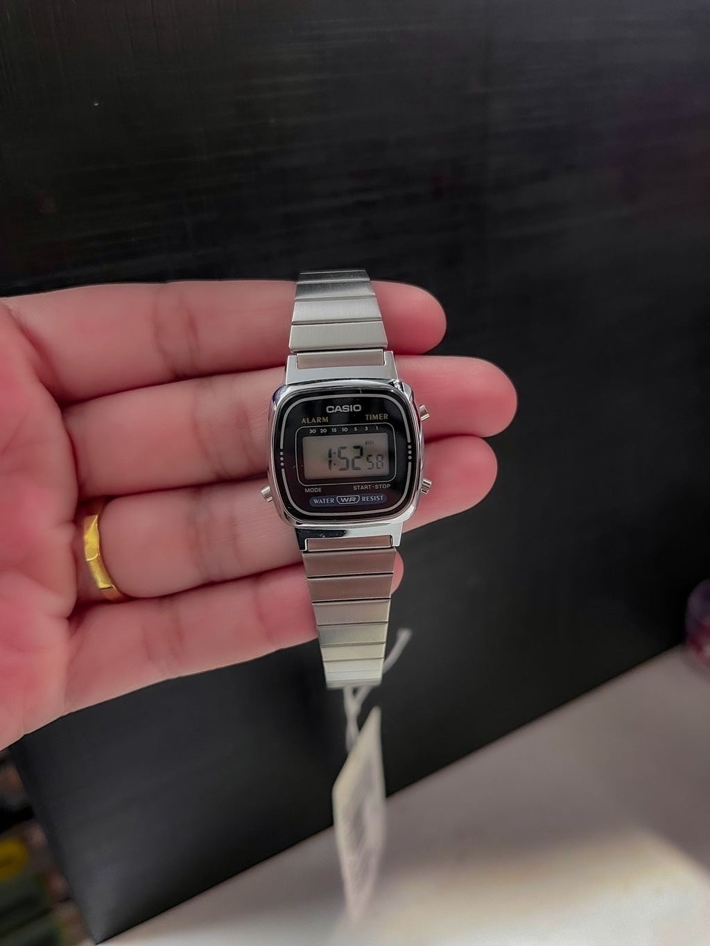 Relógio Casio prata clássico