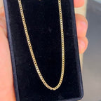 Cordão masculino groumet ouro 18k