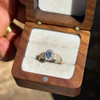 Anel de formatura biologia ouro 18k