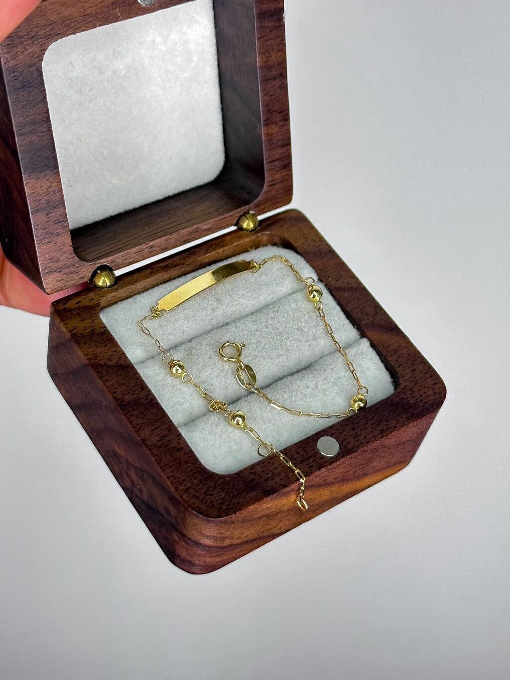 Pulseira infantil baby ouro 18k