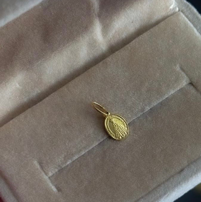 Pingente nossa senhora ouro 18k