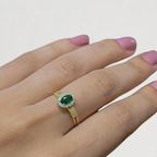 Anel de formatura enfermagem ouro 18k