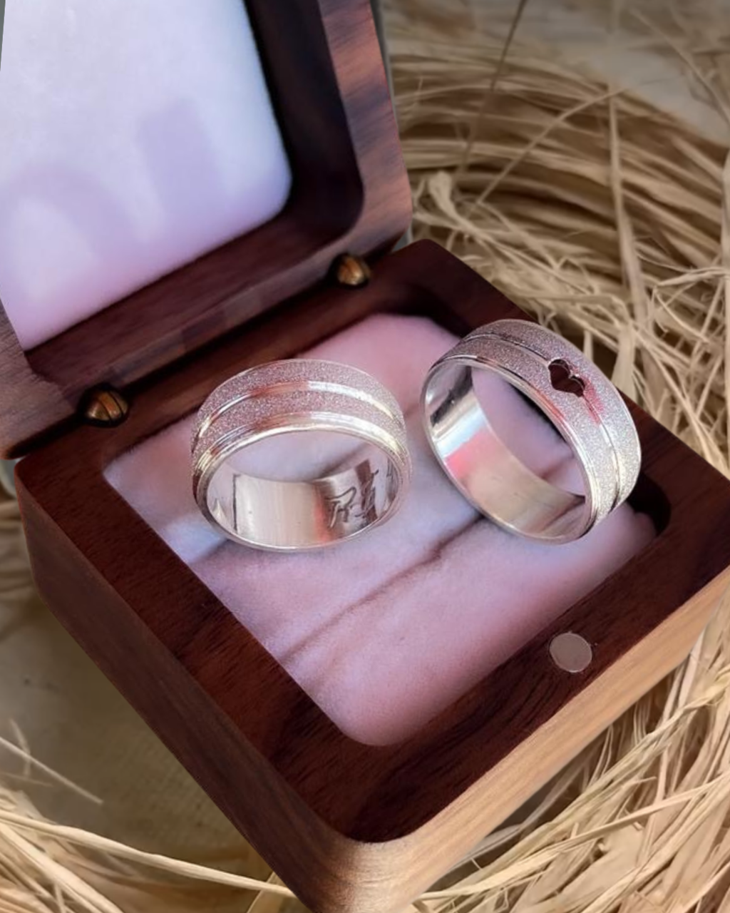 Aliança encanto prata 925