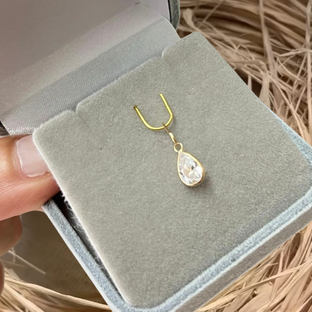 Pingente ponto de luz ouro 18k