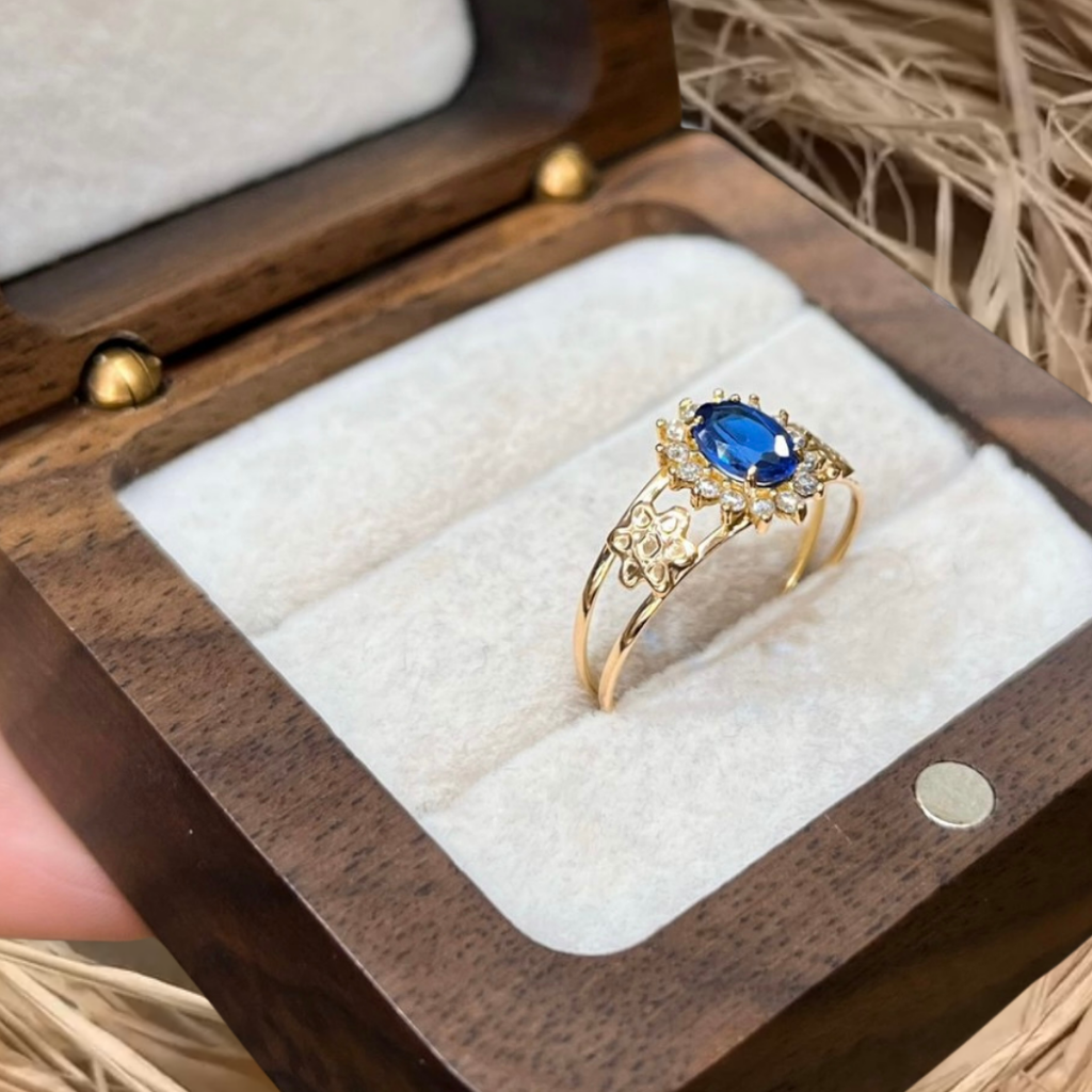 Anel formatura TI ouro 18k