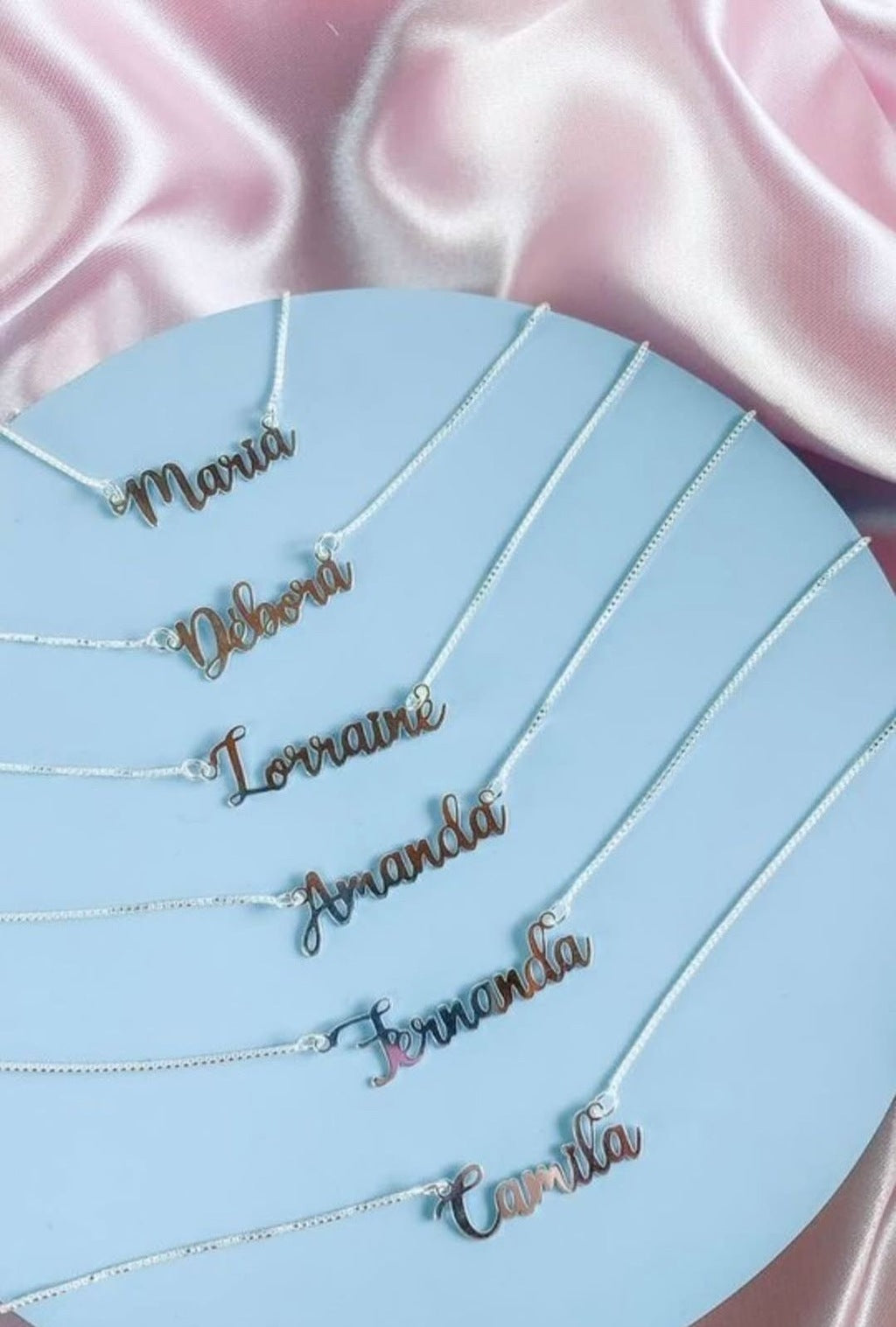 Colar nome personalizado prata 925