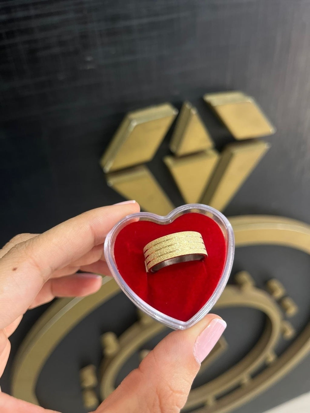 Aliança moeda antiga 8mm