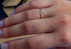 Anel luzes ouro 18k