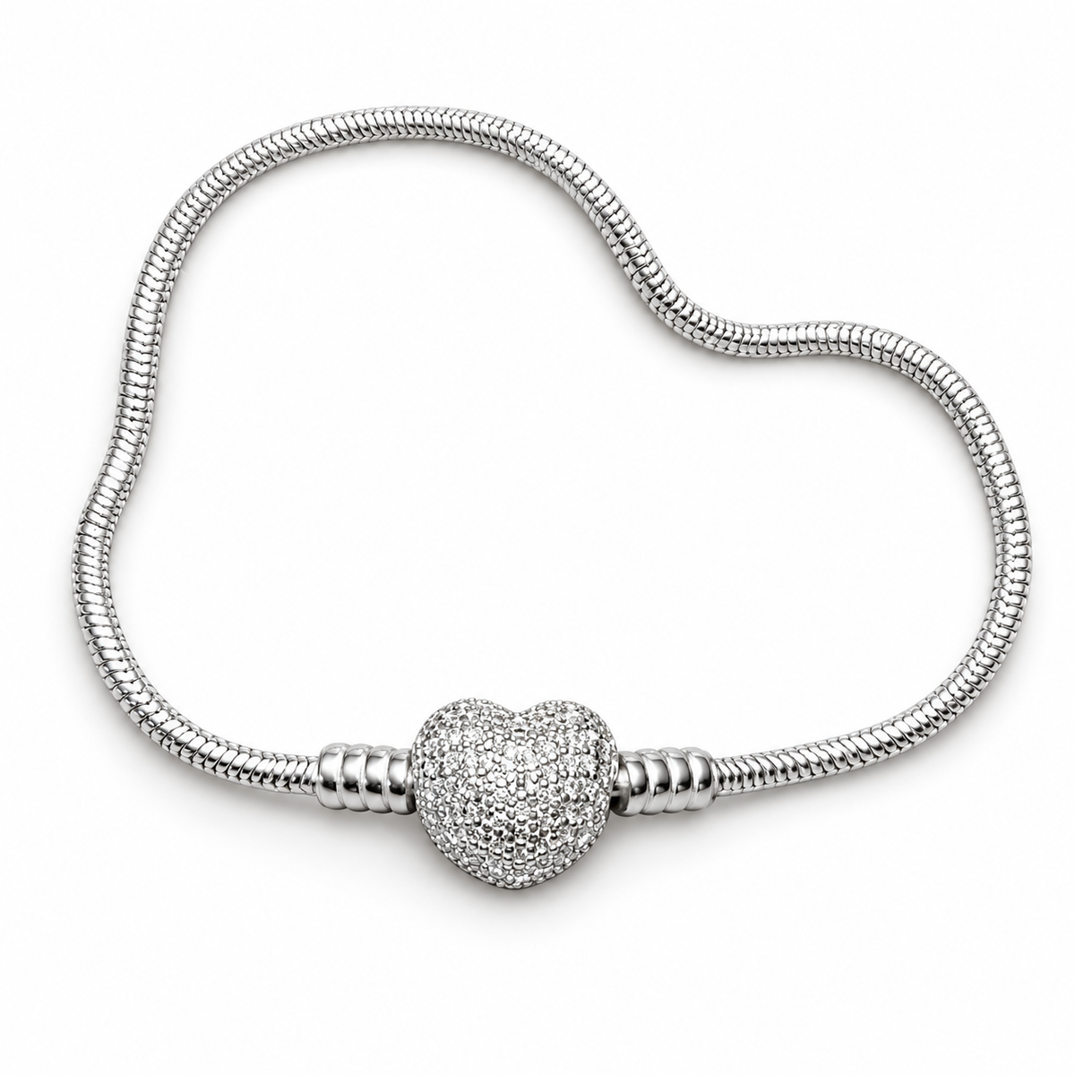 Pulseira de berloques prata 925