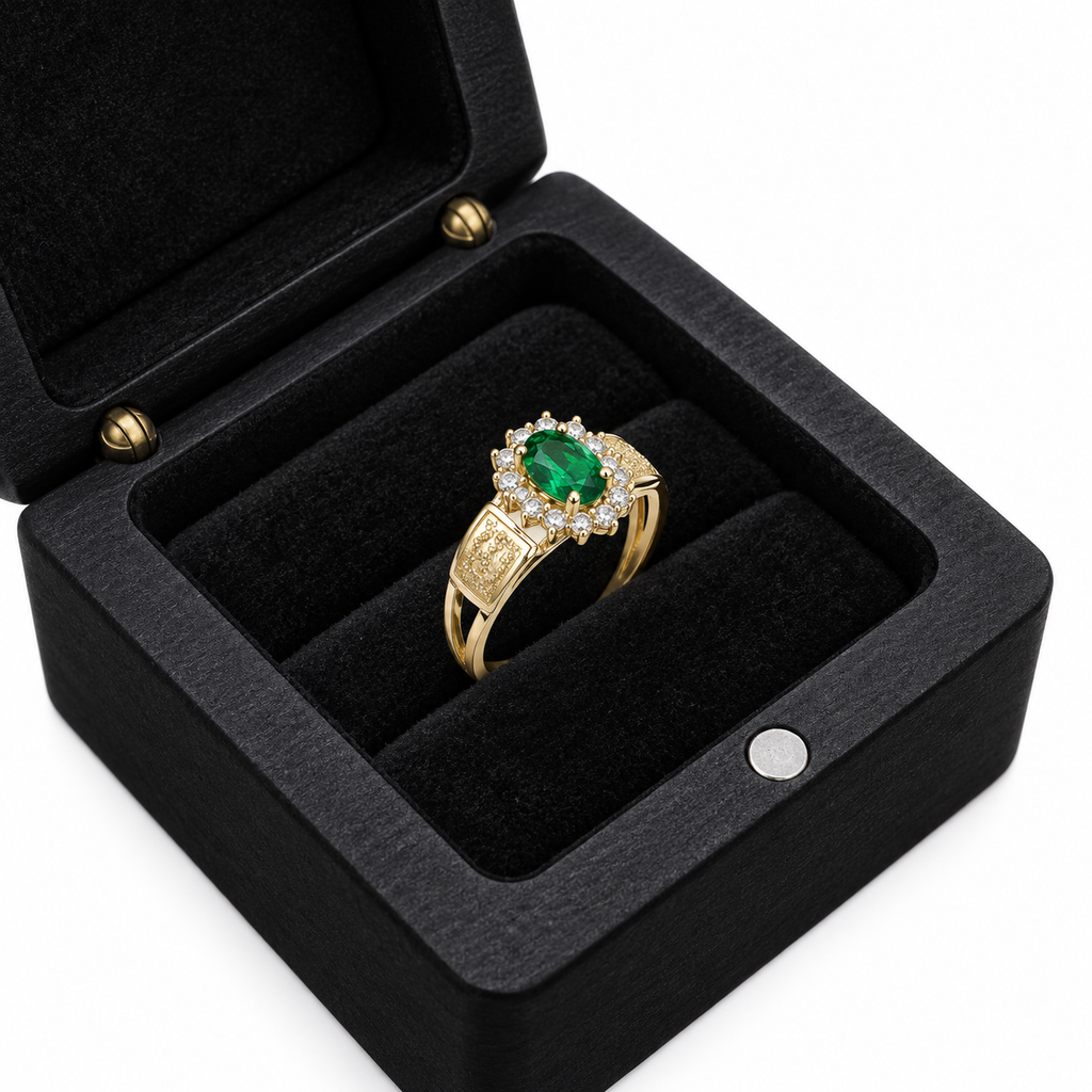 Anel formatura medicina ouro 18k