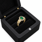Anel formatura medicina ouro 18k