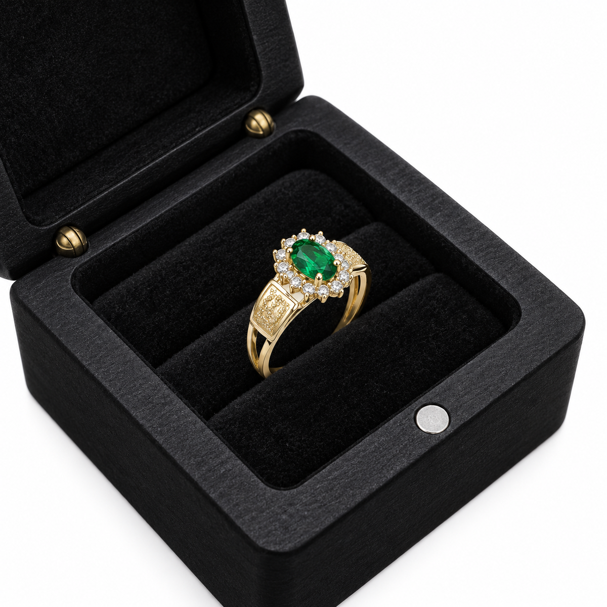 Anel formatura medicina ouro 18k