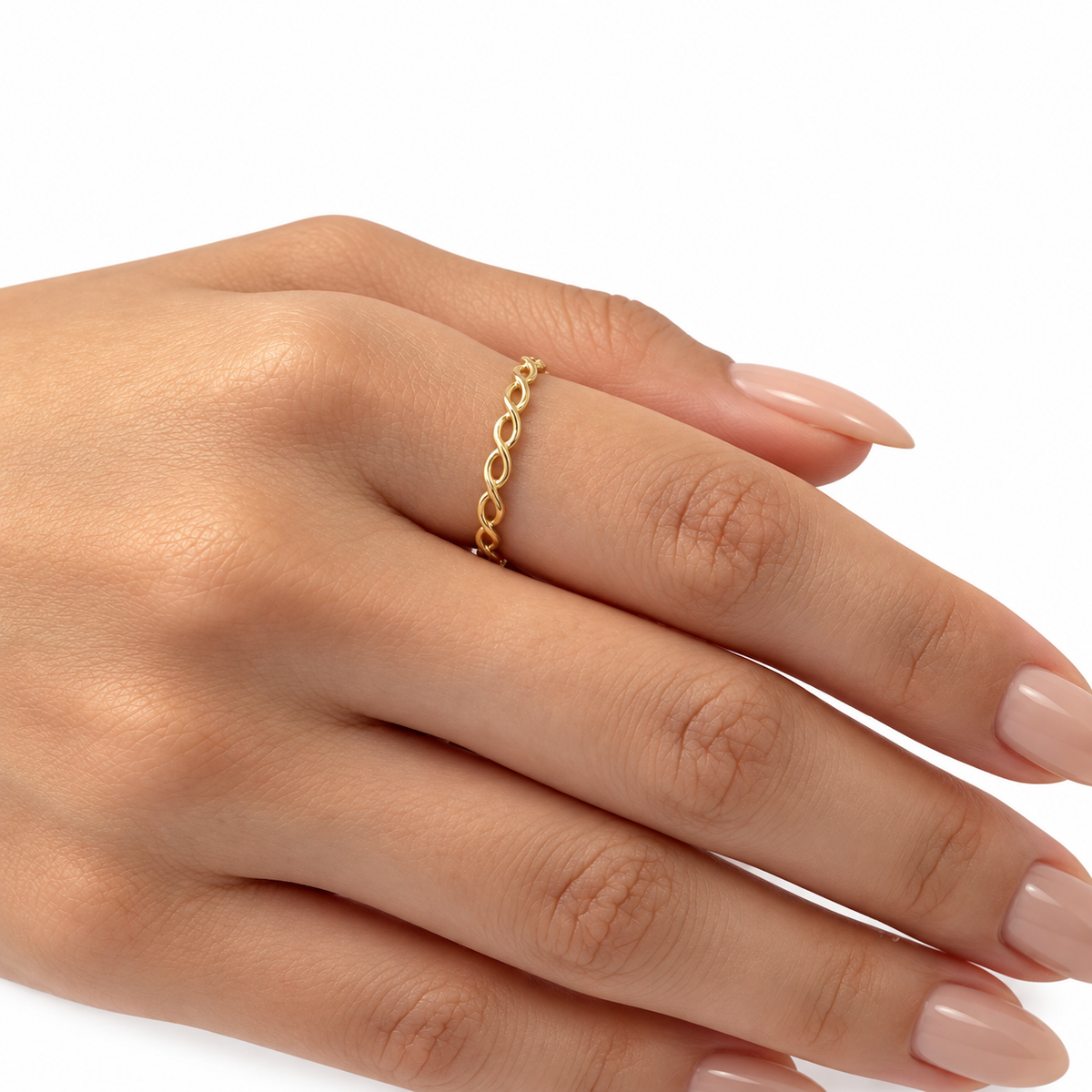 Anel genes ouro 18k