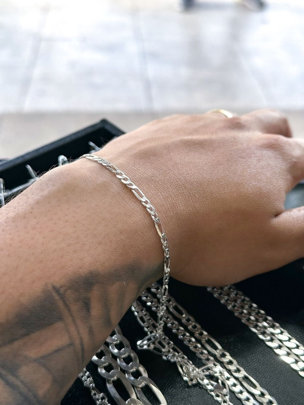 Pulseira elos prata 925