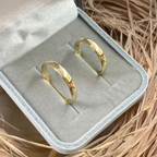 Aliança classic reta ouro 18k 3mm