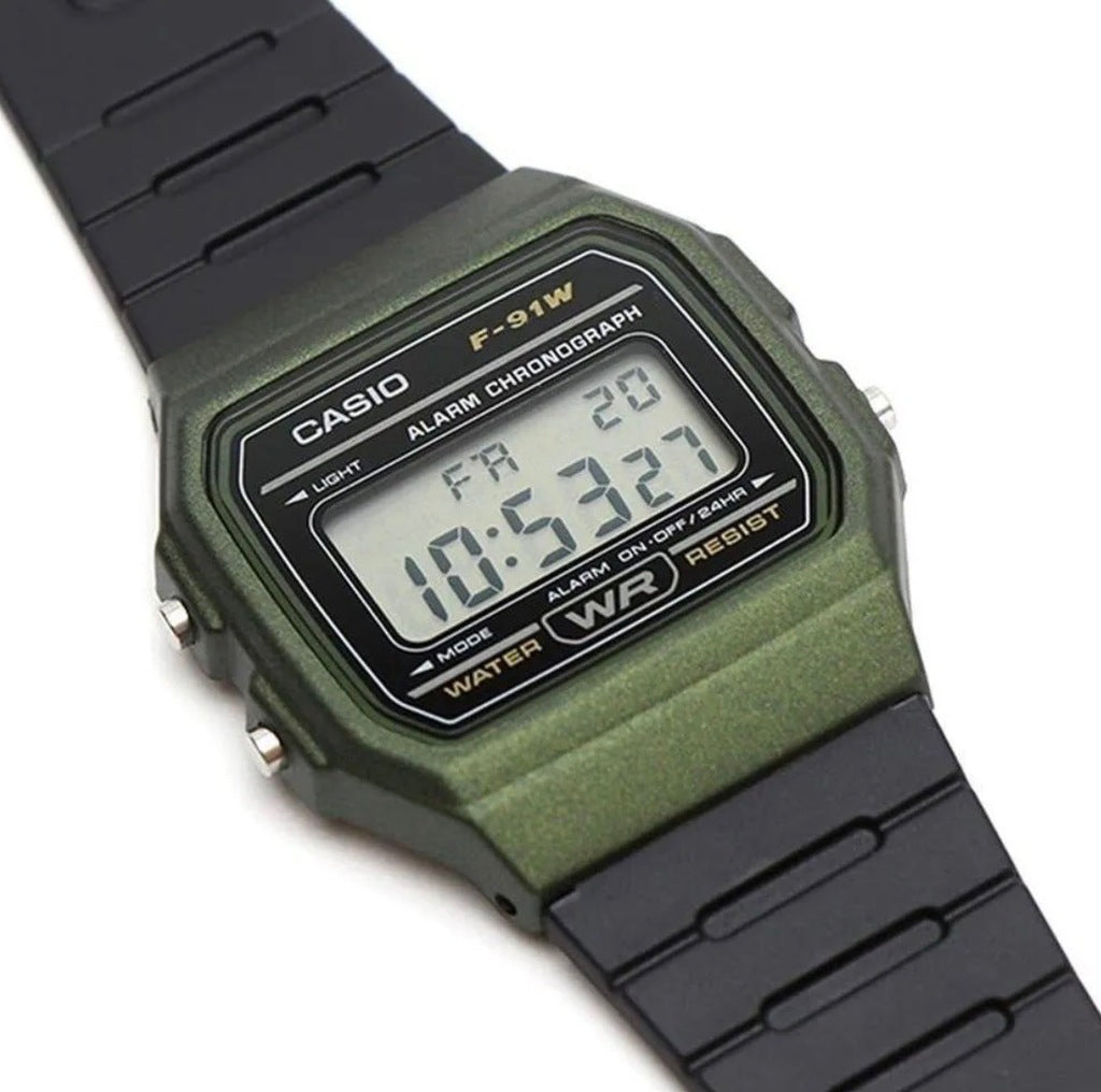Casio F91 verde
