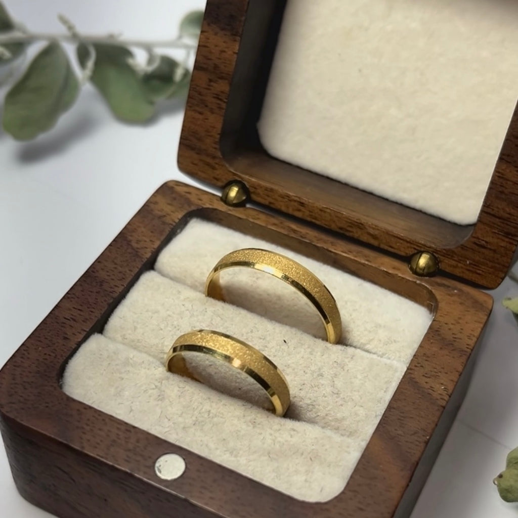 Aliança diamantada ouro 18k 4mm