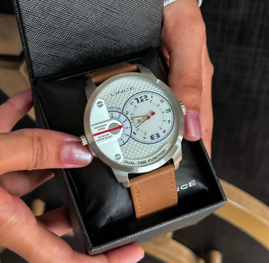 Relógio seculus masculino branco