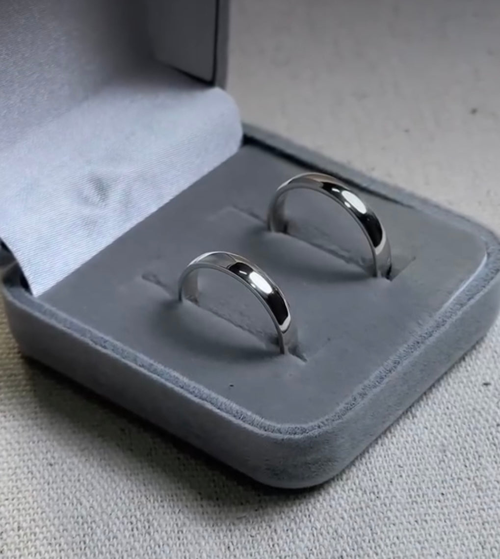 Aliança classic prata 925