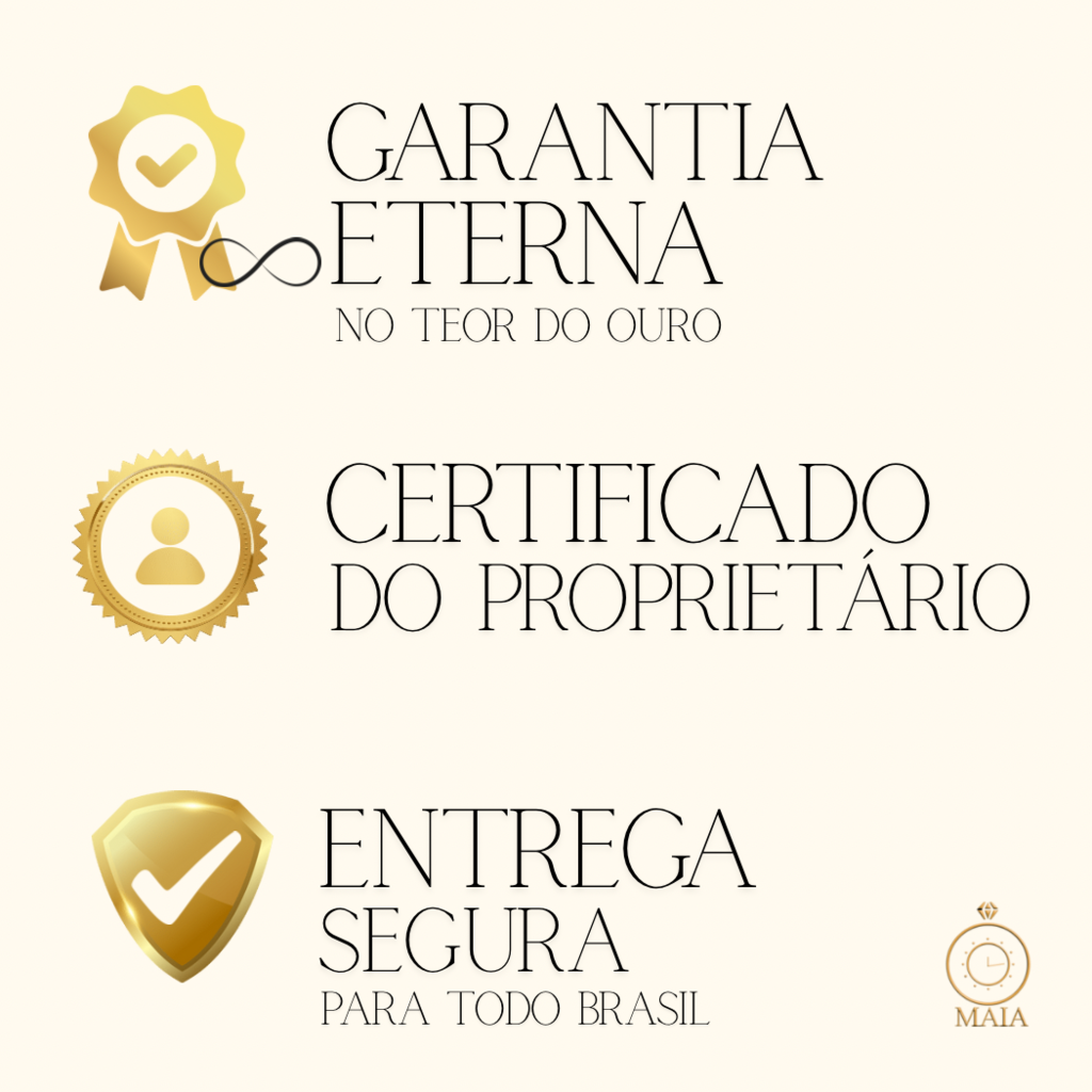 Cordão masculino groumet ouro 18k