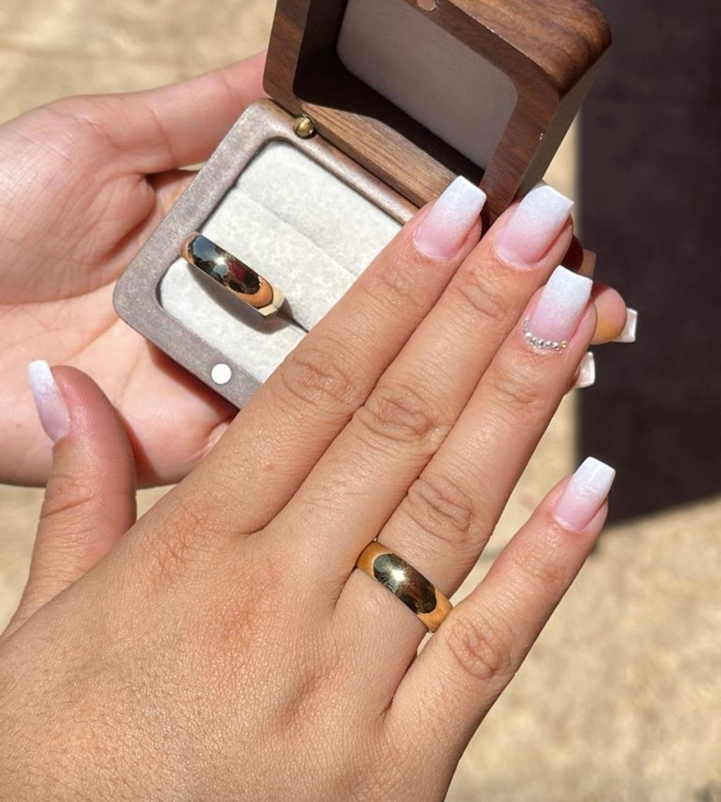 Aliança classic moeda antiga 6mm