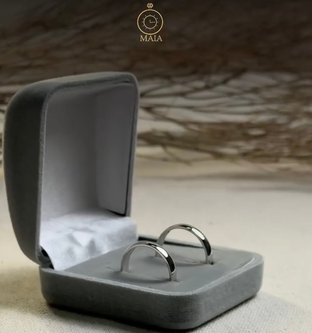 Aliança classic prata 925